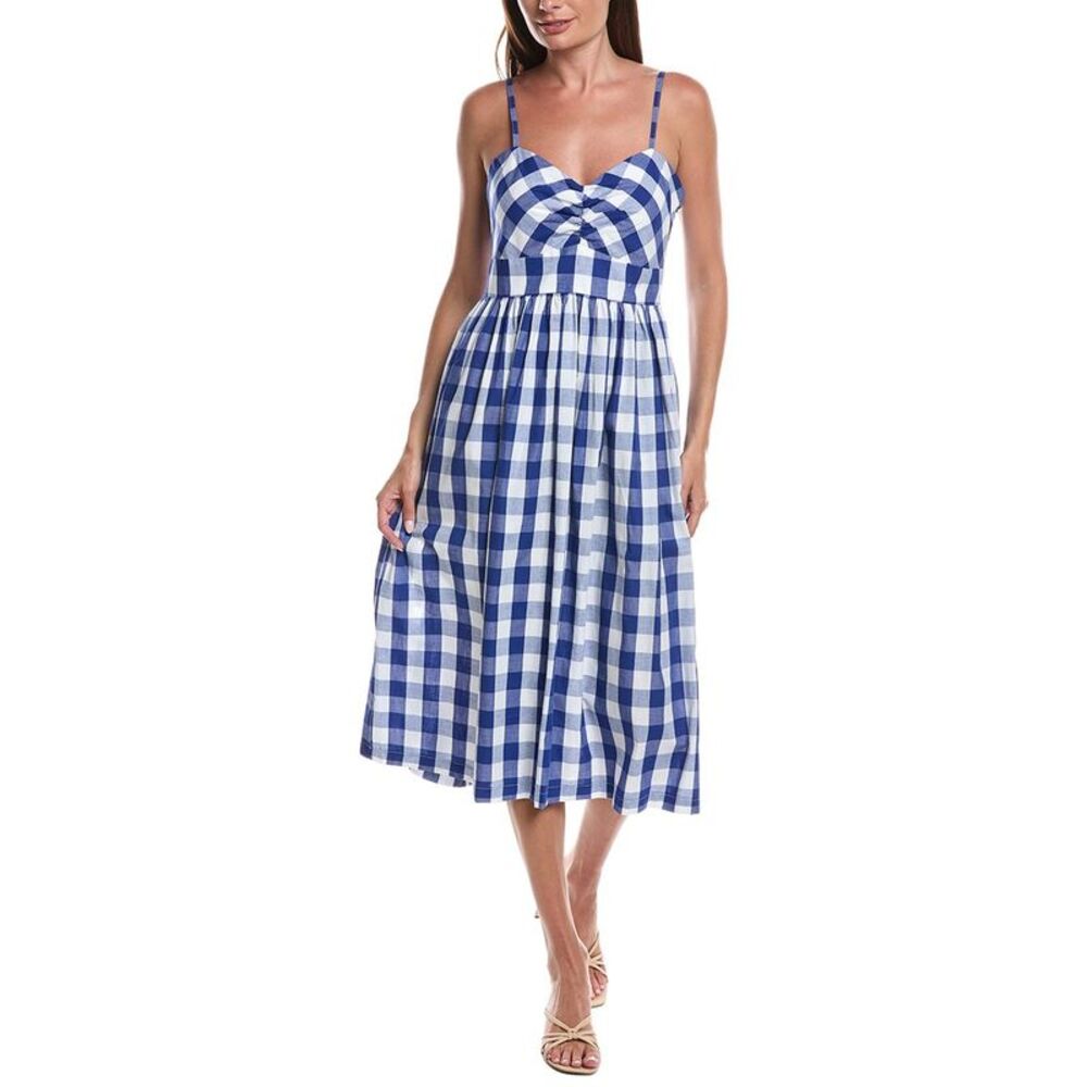 Layered With Love Womens  Liana Sleeveless Midi Dress, Blue